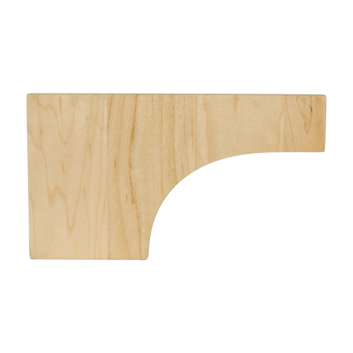 Cove Wood Pedestal Foot, 8" x 7/8" x 4"