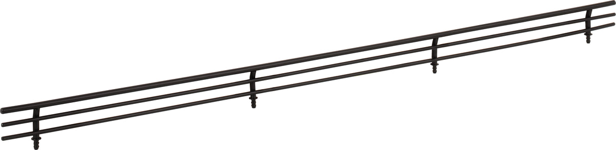 Evelyn Wire Shoe Fence for Shelving in Matte Black