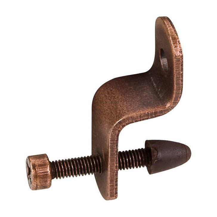Glass Retainer Clip, Antique Copper