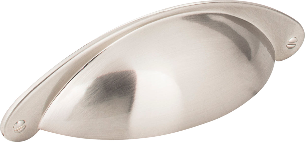 Jeffrey Alexander Lyon Handle in Satin Nickel, 3" Cup
