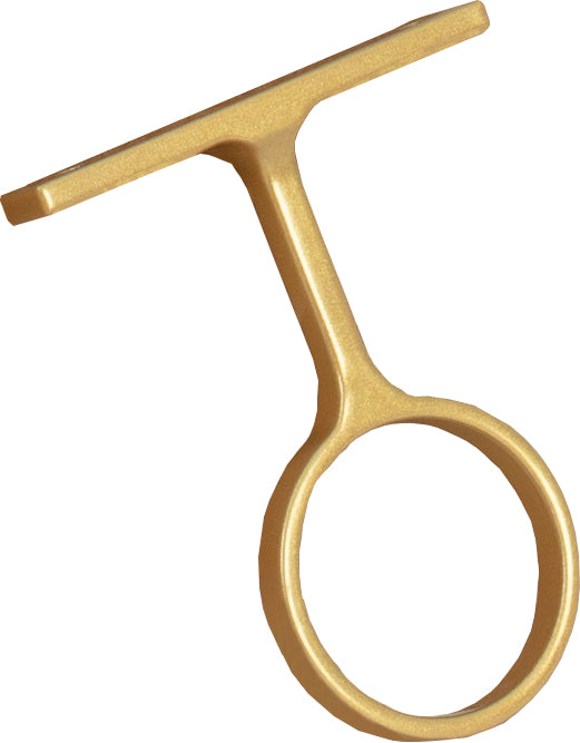 Leandro Center Support Bracket for Closet Rods in Gold