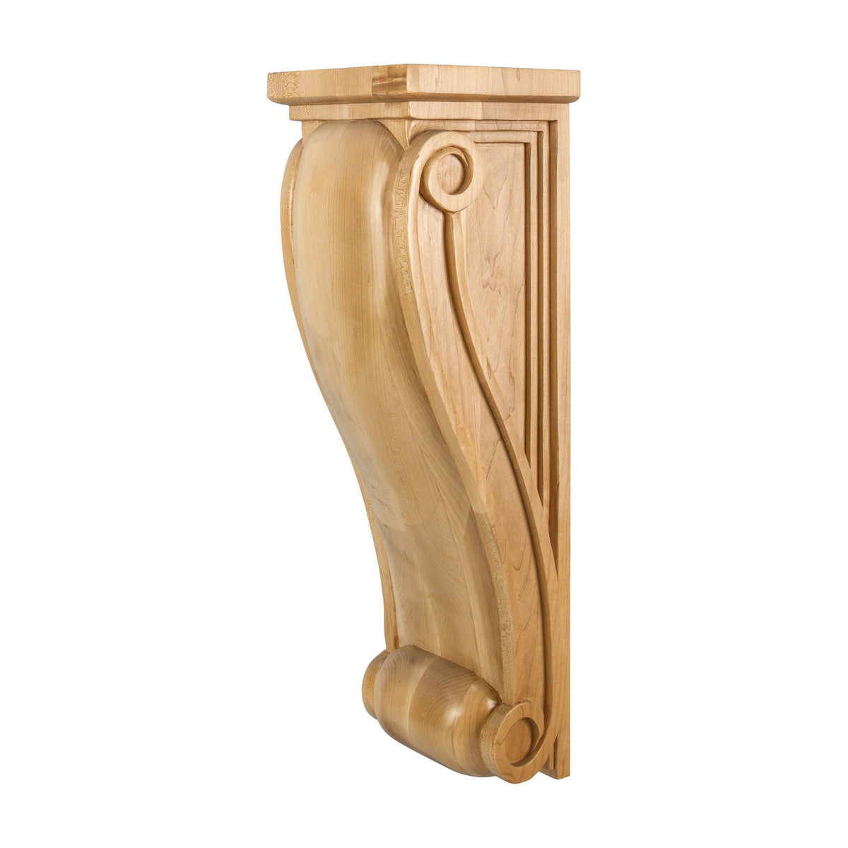 Neo Gothic Wood Corbel, 7" x 7" x 22"