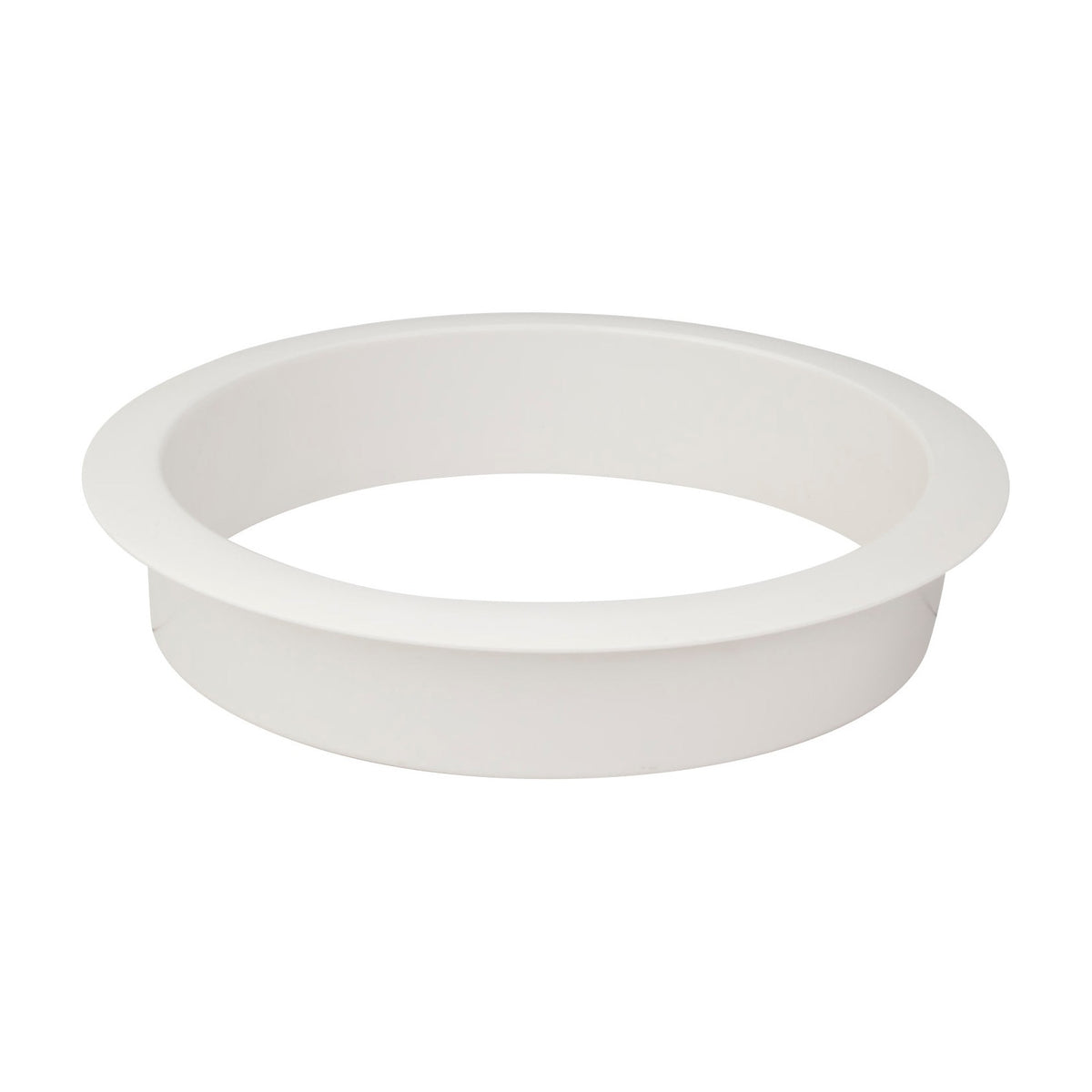 Open Plastic Grommet for 5" Hole, White