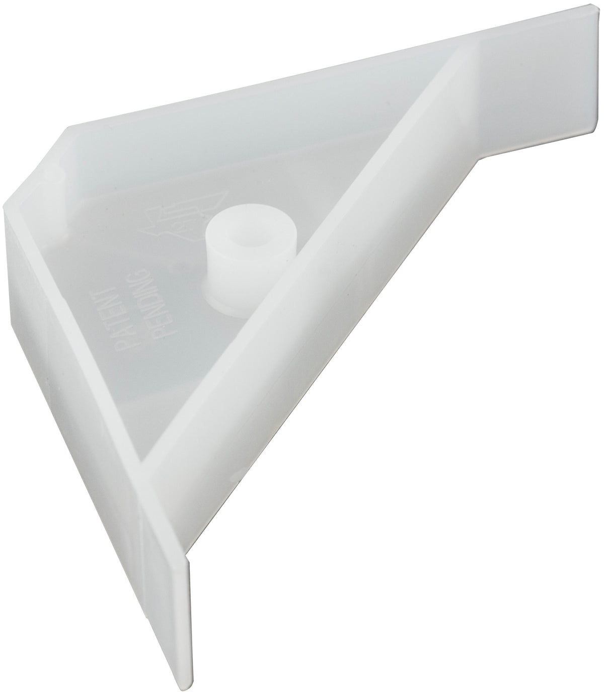 Plastic Corner Brace, Clear