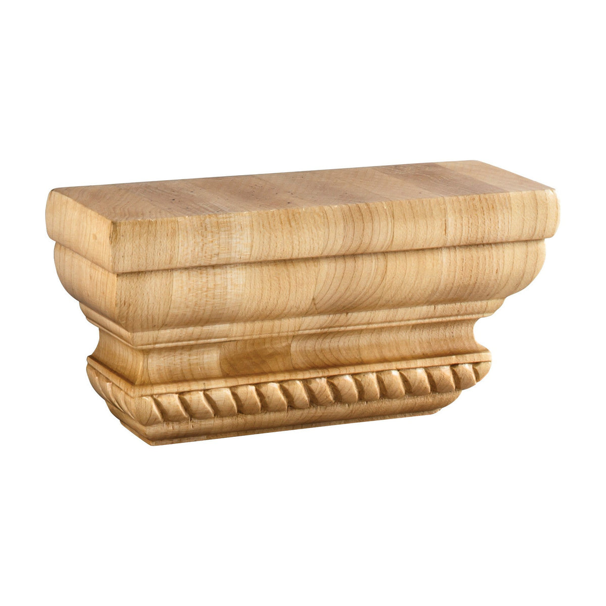 Rope Wood Capital, 3" x 6" x 2"