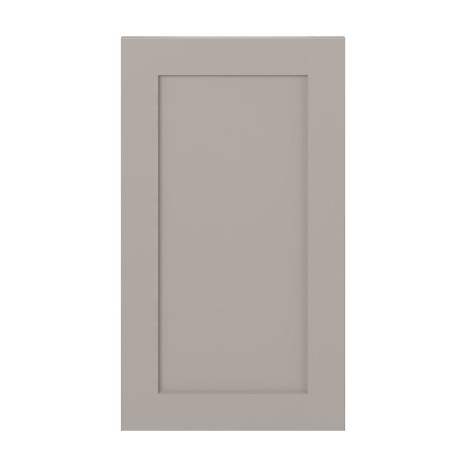 18"W Base Cabinet Door with No Hinge Bore in Catalina Pebble Grey
