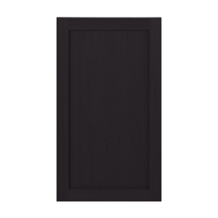 18"W Base Cabinet Door with No Hinge Bore in Hatteras Espresso