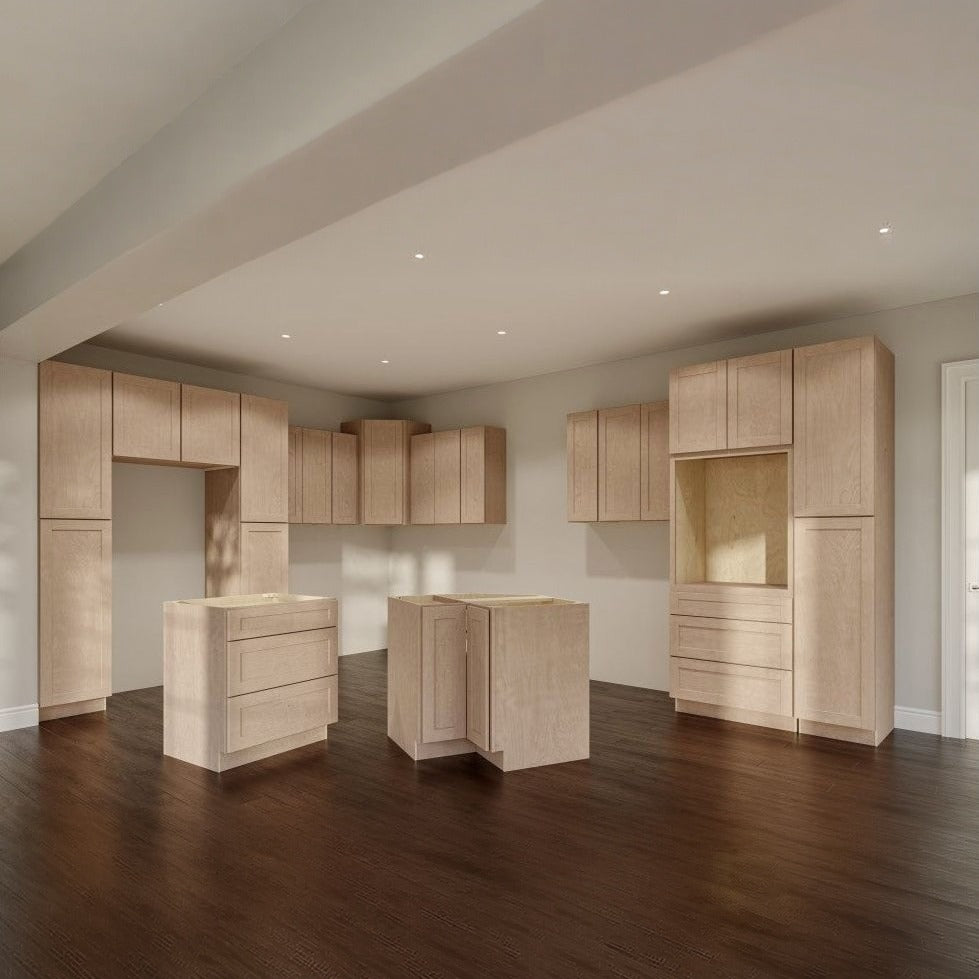 3"W x 36"H Fluted Filler in Unfinished, view 4
