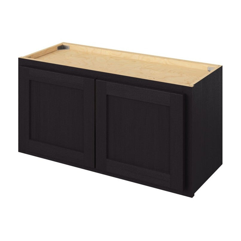 30"W x 15"H Wall Cabinet with Double Doors in Hatteras Espresso