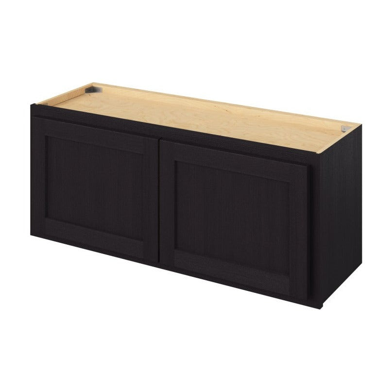 36"W x 15"H Wall Cabinet with Double Doors in Hatteras Espresso