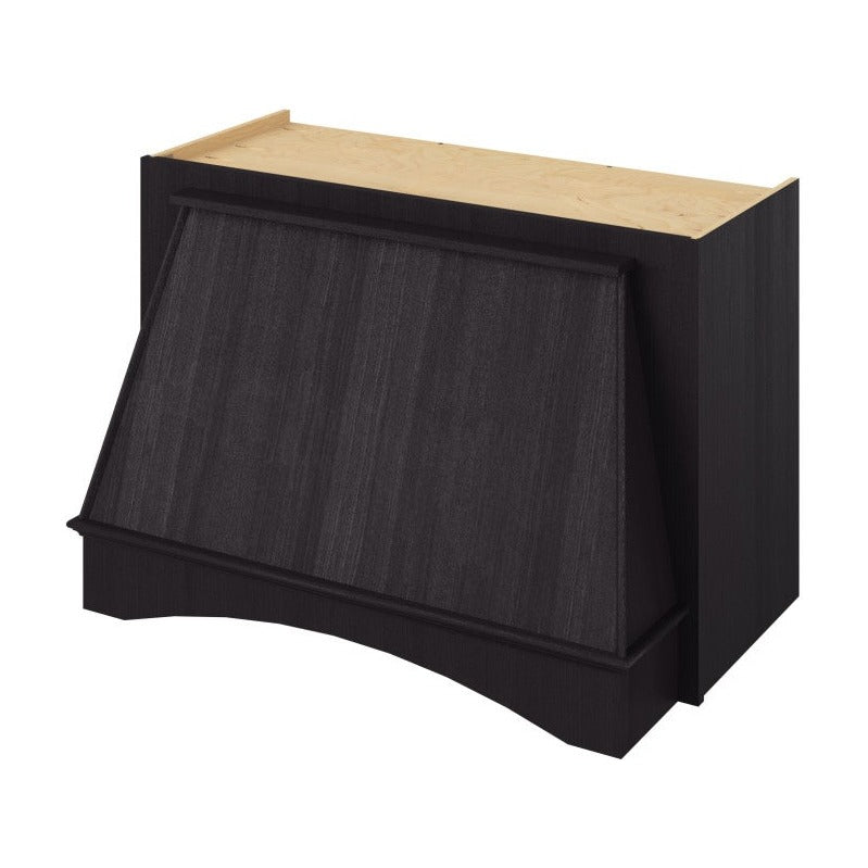 36"W x 24"H Arched Range Hood Cover in Espresso