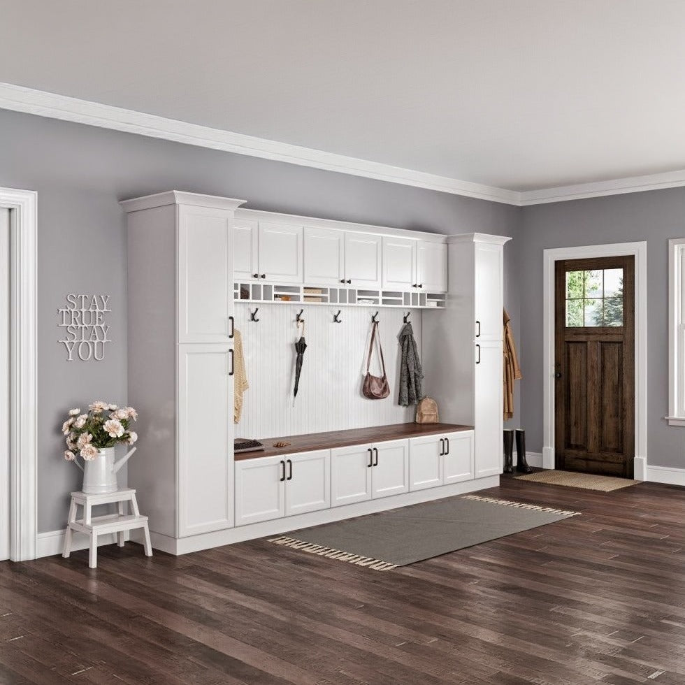 39"W x 18"H Wall Cabinet with Double Doors in Maui Polar White, view 3