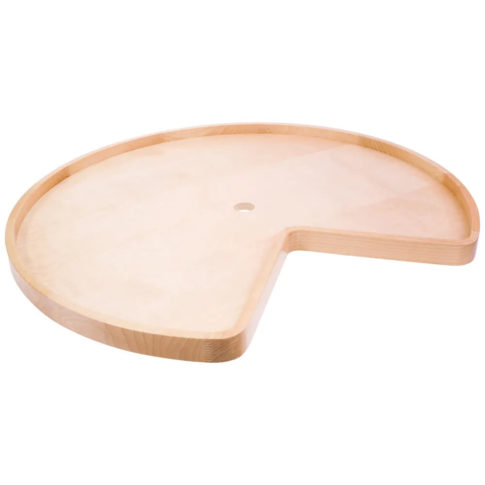 Sidra Wood Lazy Susan Individual Shelf with Hole