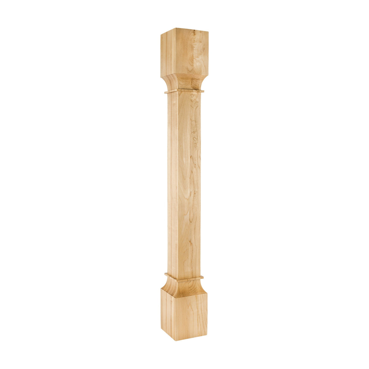 Squared Wood Post, 5" x 5" x 42"