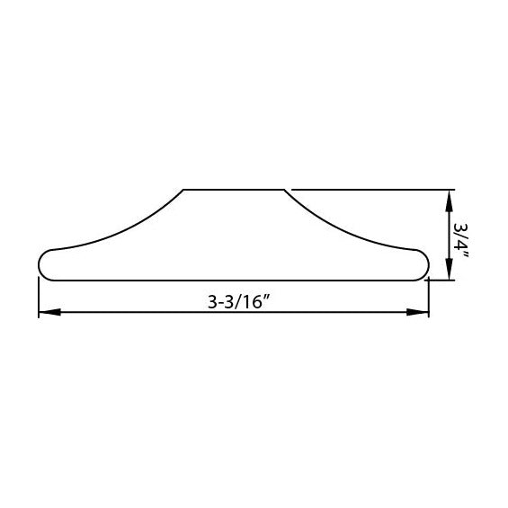Stemware Rail Moulding, alternate view