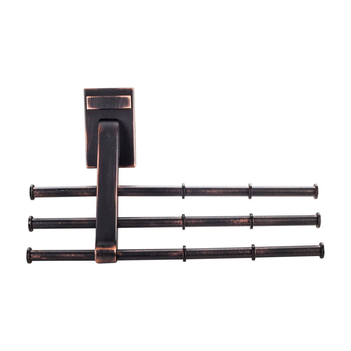Winifred Tri-Level Tie Organizer, Brushed Oil Rubbed Bronze