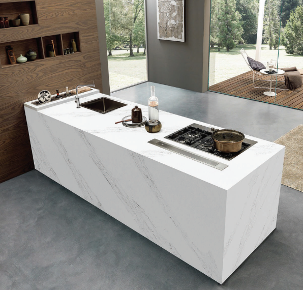 HC-Calacatta Jupiter Quartz Slab