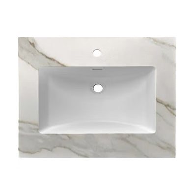 Solid Surface Polyurethane Resin Integrated Vanity Top