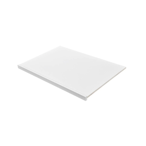 24"W x 35"H dishwasher panel with inset Shaker fronts in Snow White