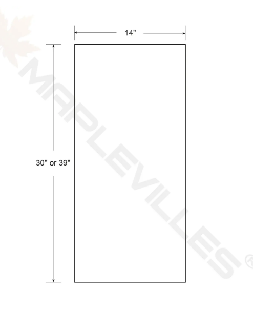 RTA 30"W x 39"H Kitchen Wall Cabinet with Double Doors and Two Shelves in Tuscan Grey Inset Shaker