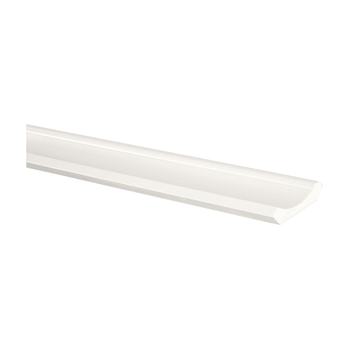 8 foot Vintage White false cove crown molding