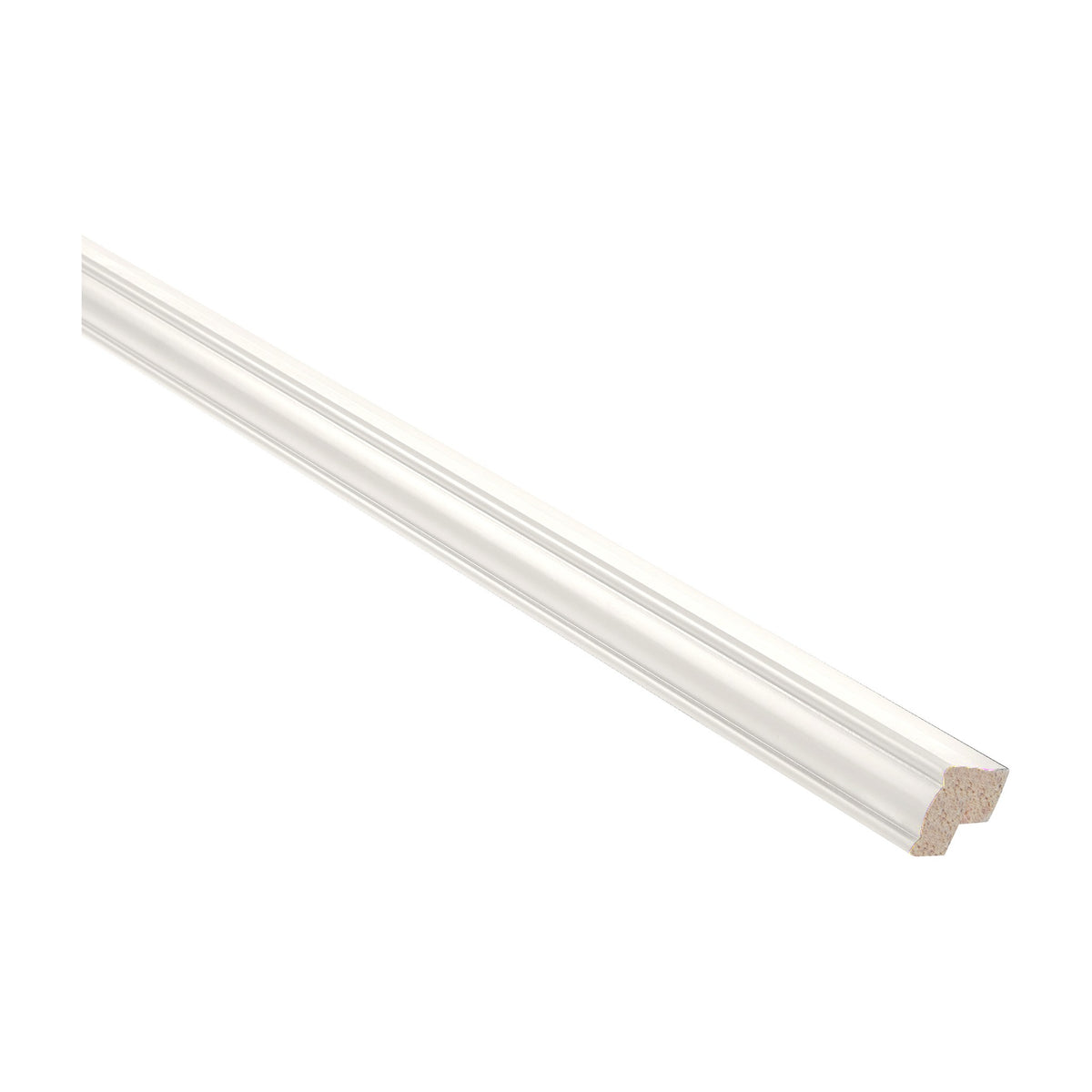 8 foot Vintage White light rail molding