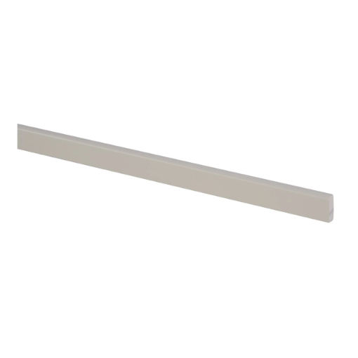 8 ft scribe molding finished in Tuscan Grey