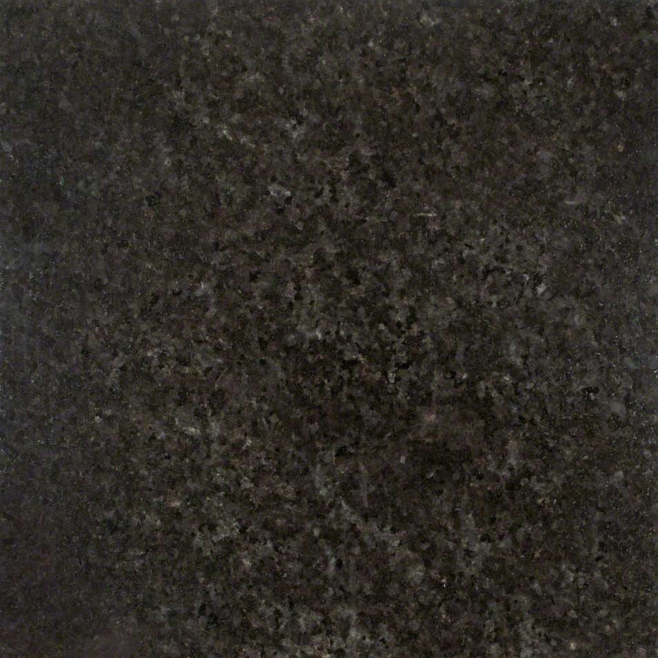 Black Pearl granite slab, detail of the grain