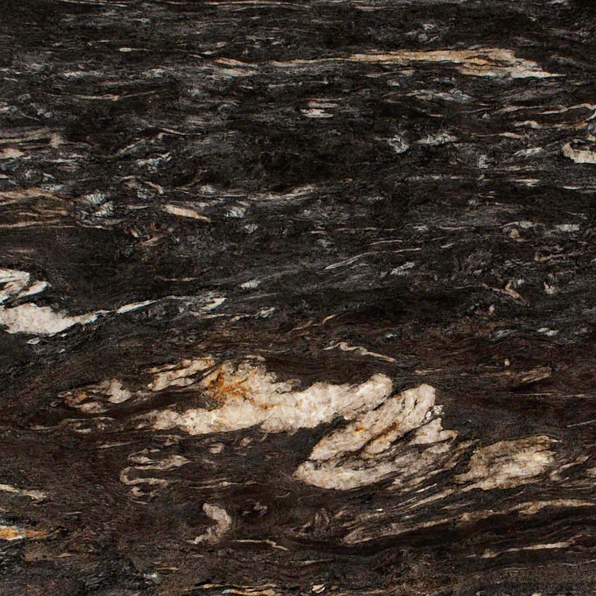 Titanium granite slab, wider view of the stone pattern
