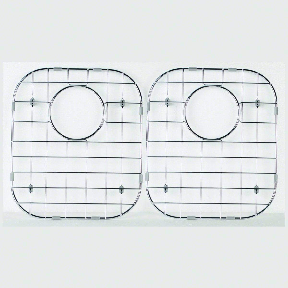 Stainless steel kitchen sink grid for the Drawn 32" x 19" 50/50 Double Bowl (2 Piece Set) sink
