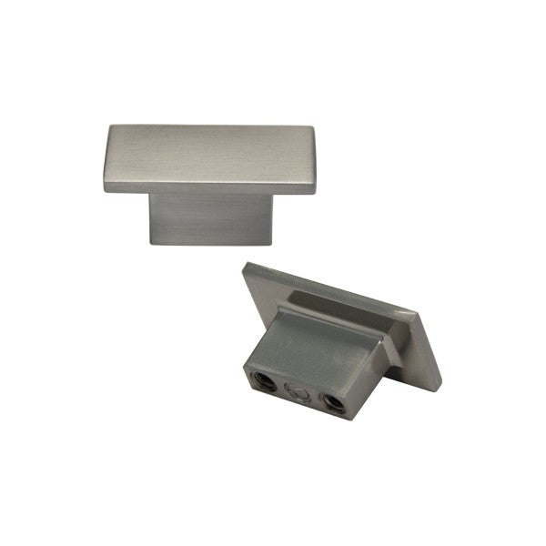 Ardmore rectangle knob handle in Satin Nickel
