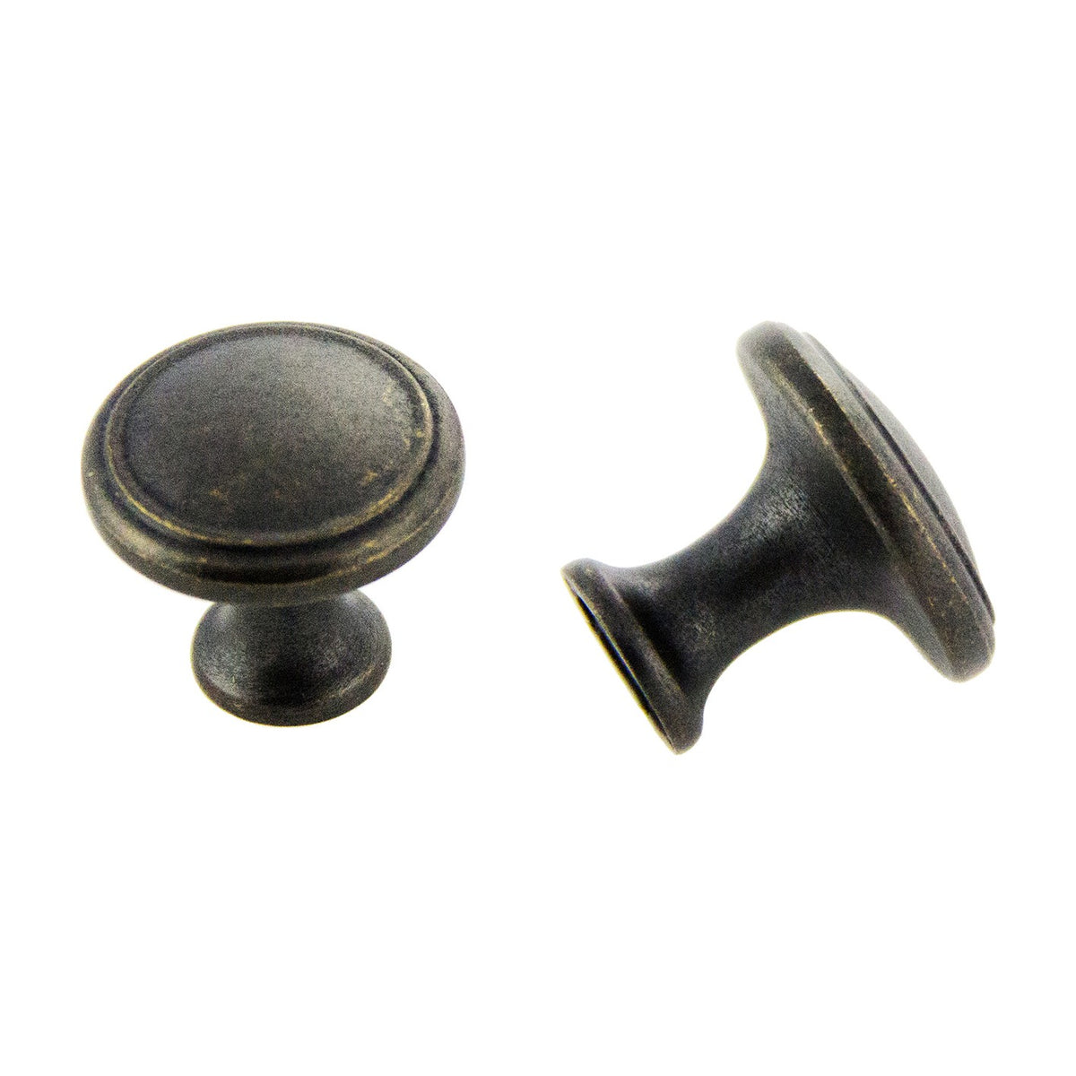 Harlan knob handle in Weathered Black
