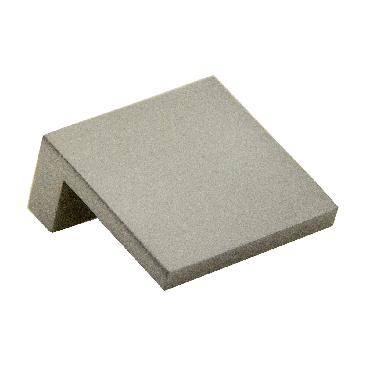 Linwood tab knob handle in Satin Nickel