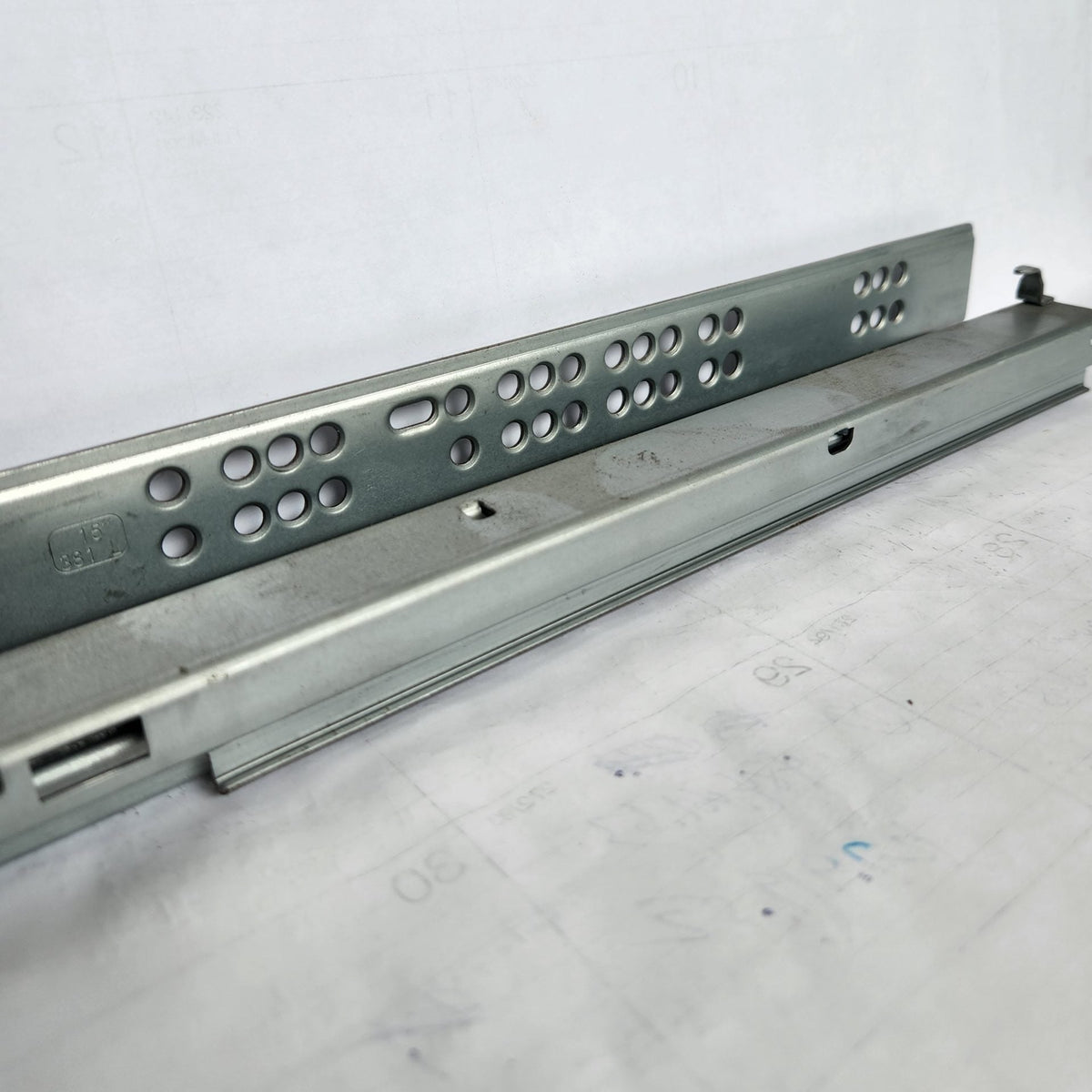 Soft Pro 6X undermount soft-close drawer slide, 5/8 inch Drawer Sides