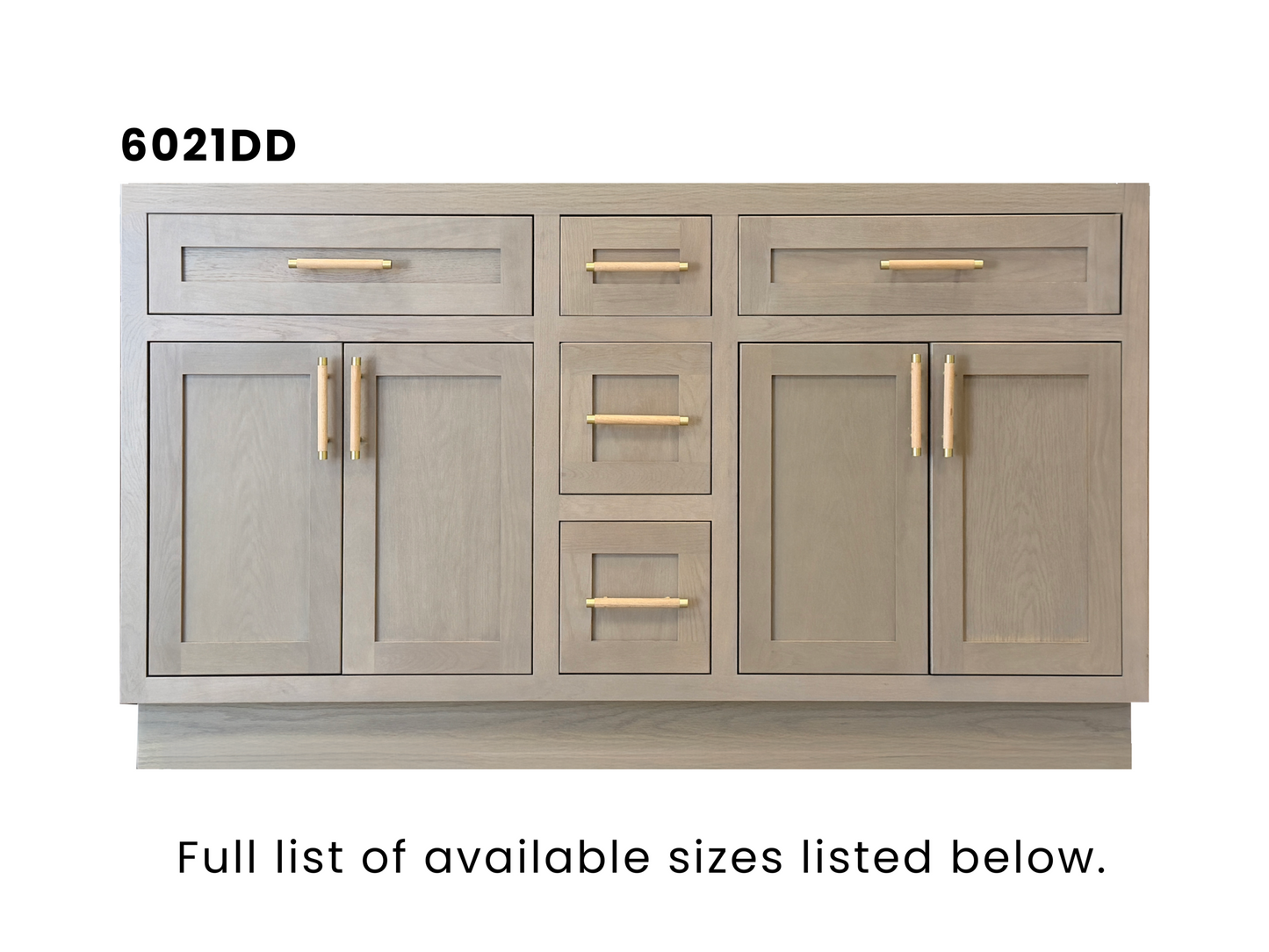 PW-Inset Shaker Light Oak (Bathroom Vanity Only)