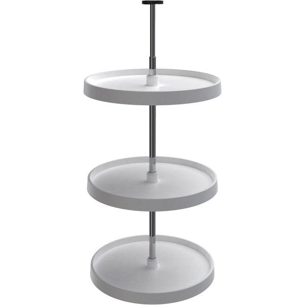 Rev-A-Shelf 20" White Full-Circle 3-Shelf Lazy Susan for 39" to 42" Wall Cabinets, white