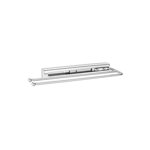 Rev-A-Shelf Chrome 2-Prong Pullout Towel Bar, chrome