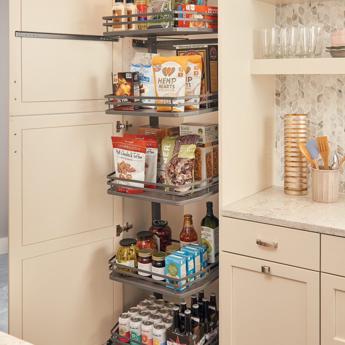 Rev-A-Shelf Flat Wire Swing Out Pantry