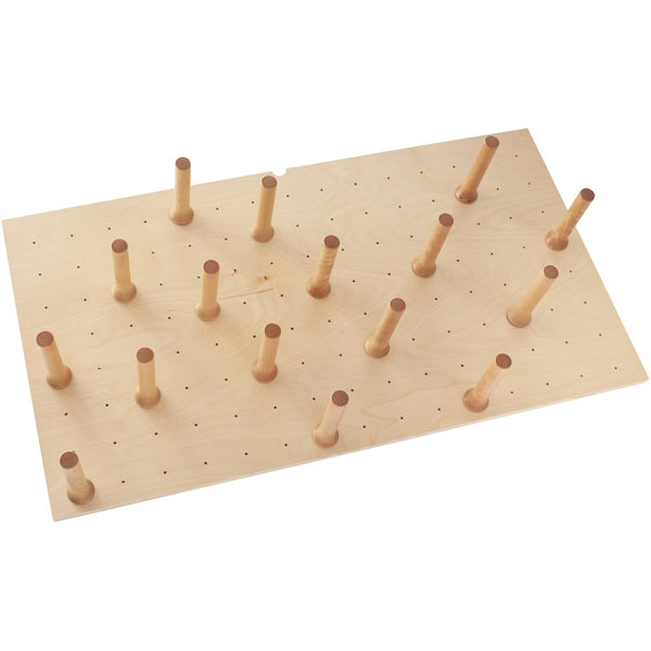 Rev-A-Shelf Large Wood Drawer Peg System for 36" to 42" Base Cabinets, natural maple