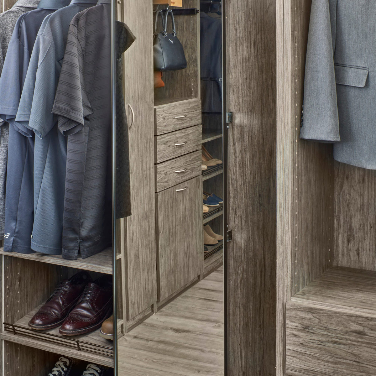 Rev-A-Shelf Premier Swivel Closet Mirror