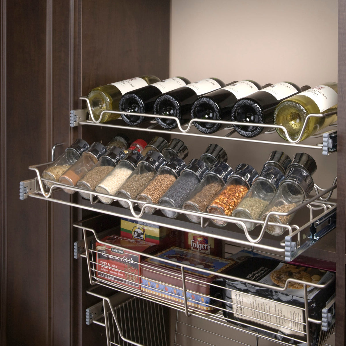 Rev-A-Shelf Sliding Spice/Can Rack