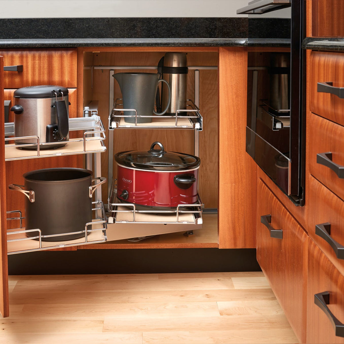 Rev-A-Shelf Solid Bottom Two-Tier Blind Corner Optimizer
