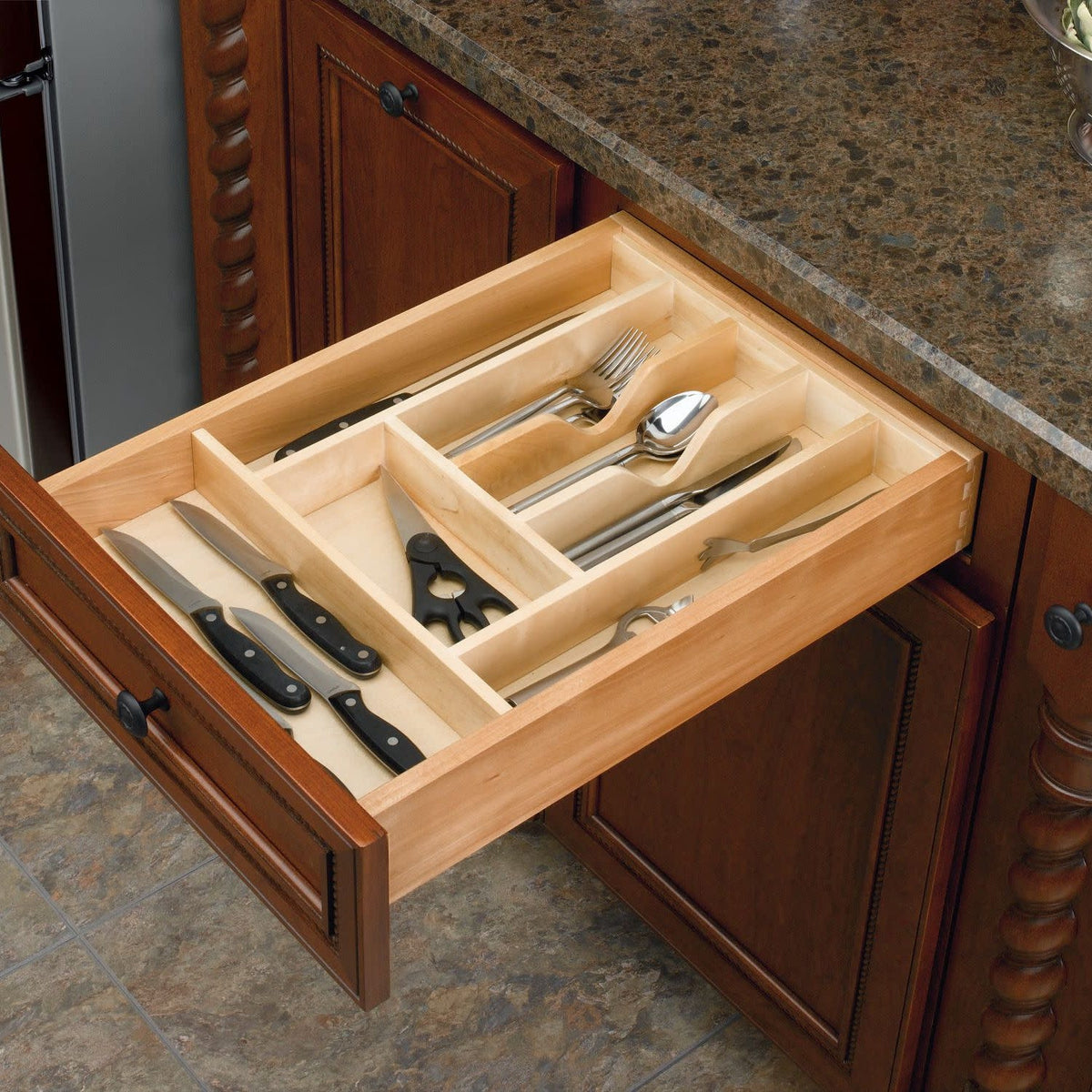 Rev-A-Shelf Wood Cutlery Tray Insert