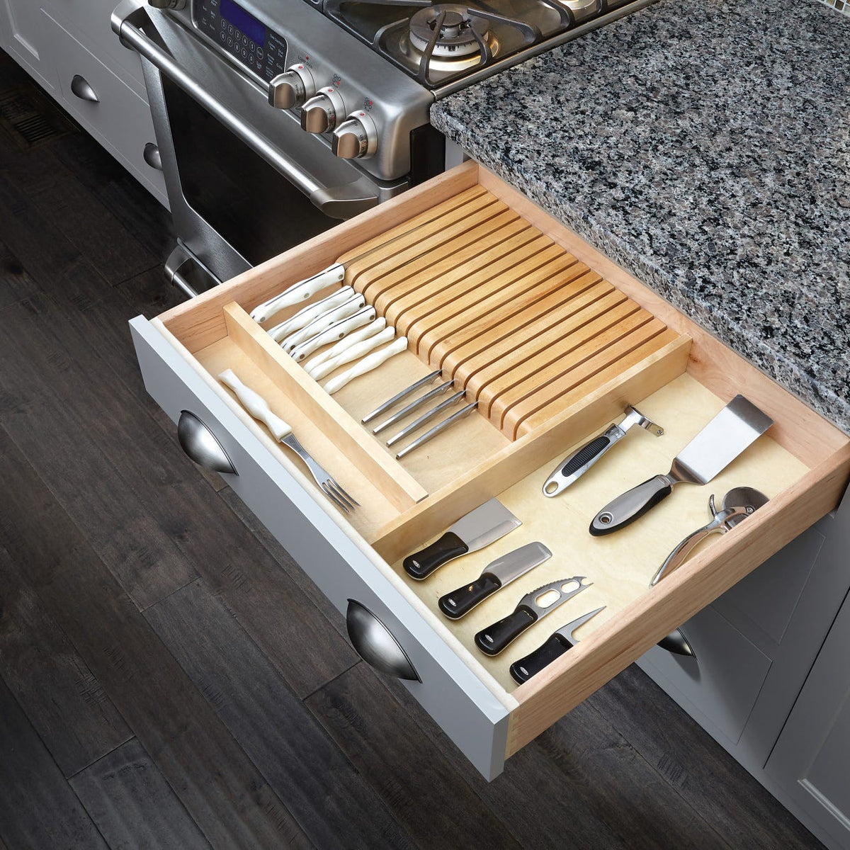 Rev-A-Shelf Wood Knife Block Insert