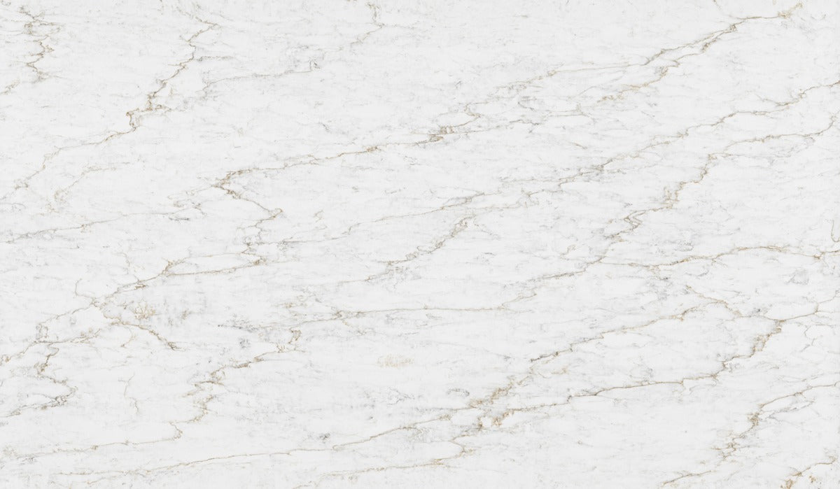 Delicato Luxe silica free quartz slab by Stratus Surfaces, full slab view