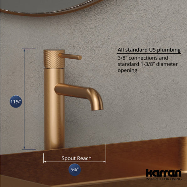 Tryst Bathroom Vessel Faucet