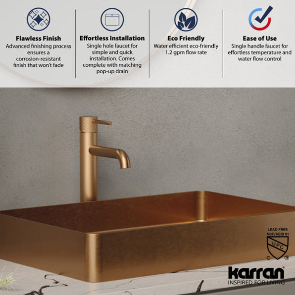Tryst Bathroom Vessel Faucet