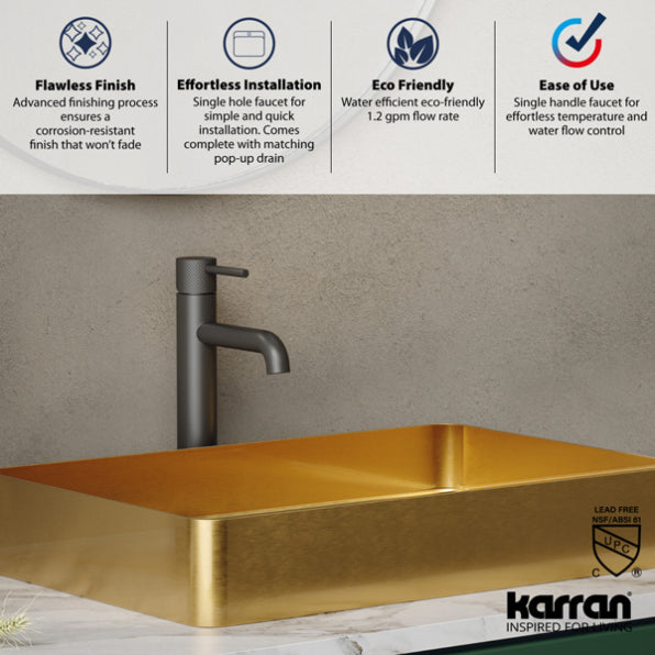 Tryst Bathroom Vessel Faucet