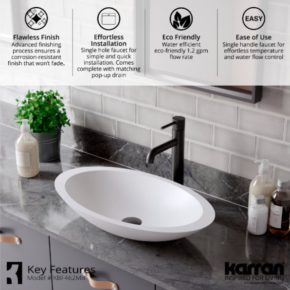Tryst Bathroom Vessel Faucet