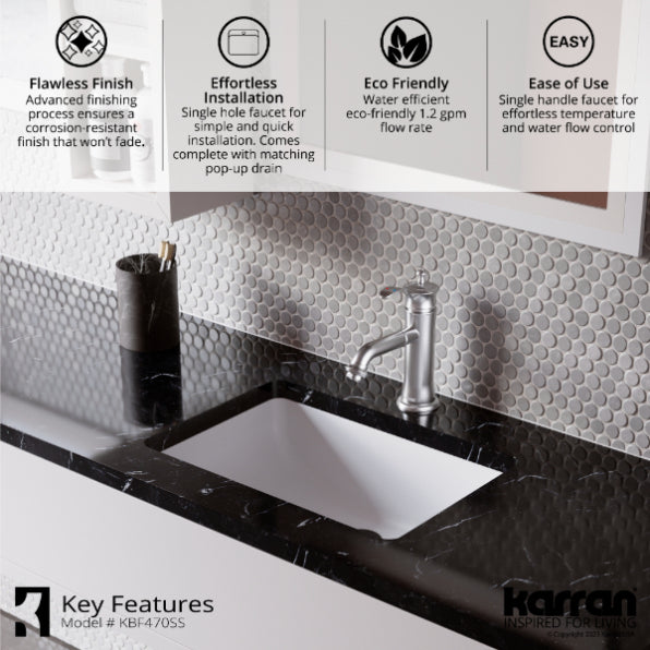 Vineyard Bathroom Lavatory Faucet